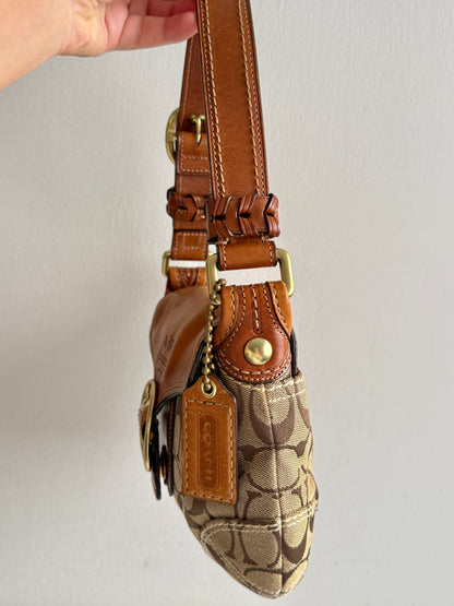 Coach Bleecker Signature Shoulder Bag
