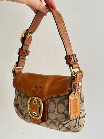 Coach Bleecker Signature Shoulder Bag