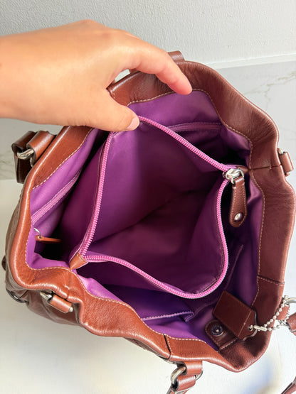 Coach Ashley Leather Carryall Shoulder Bag