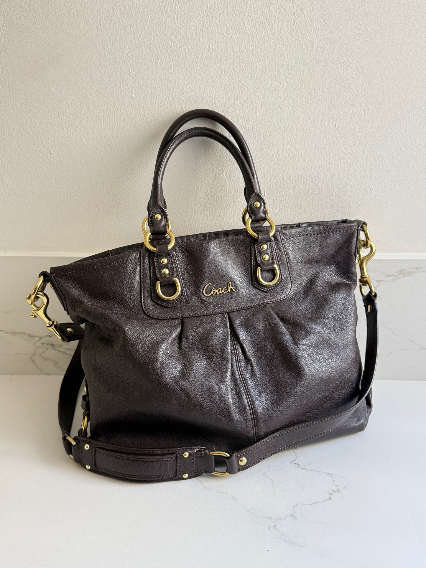 Super Rare Coach Ashley Leather Tote Bag