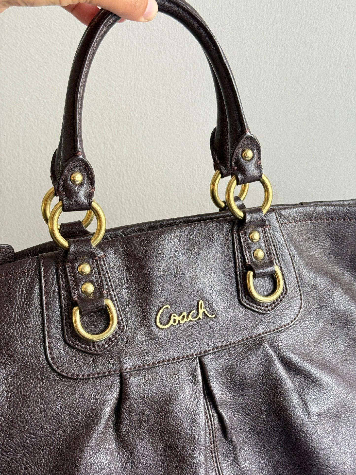 Super Rare Coach Ashley Leather Tote Bag