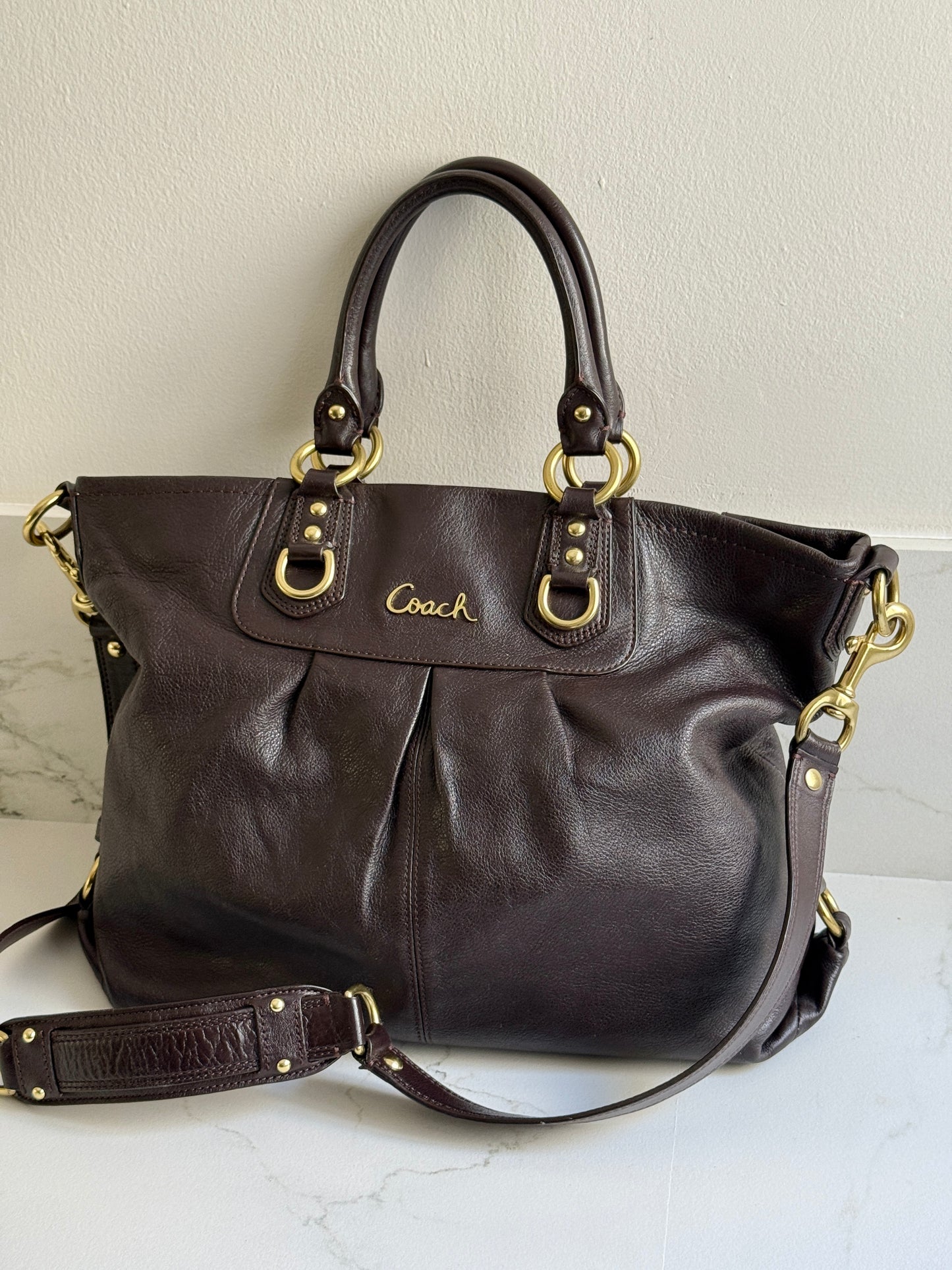 Super Rare Coach Ashley Leather Tote Bag