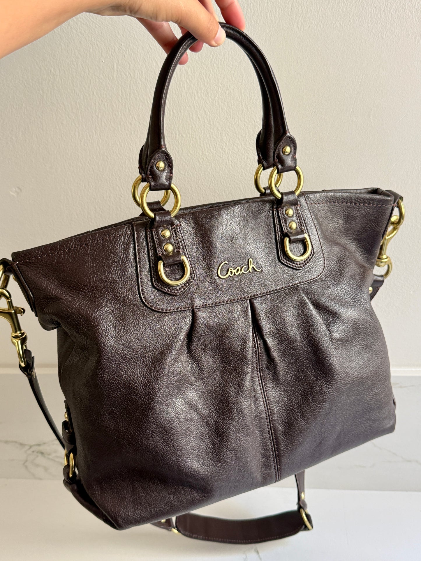 Super Rare Coach Ashley Leather Tote Bag