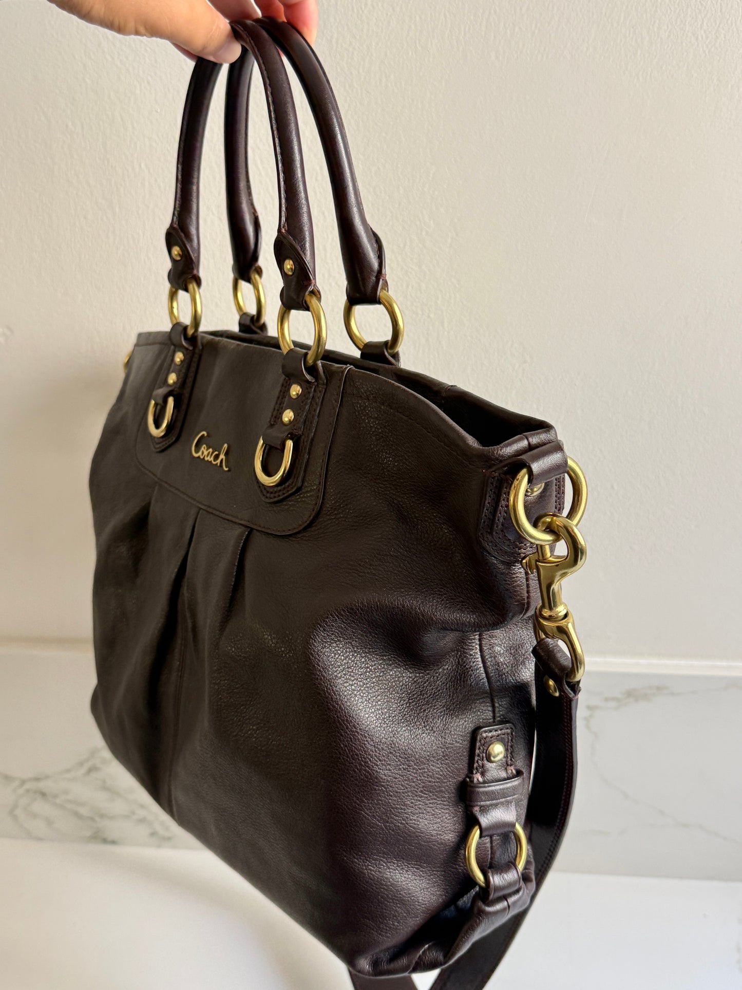 Super Rare Coach Ashley Leather Tote Bag