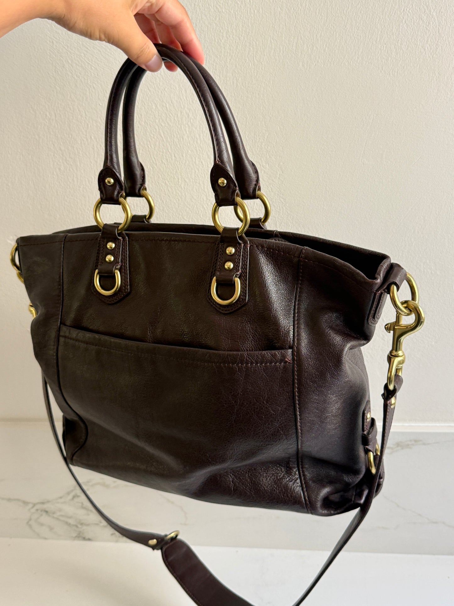 Super Rare Coach Ashley Leather Tote Bag