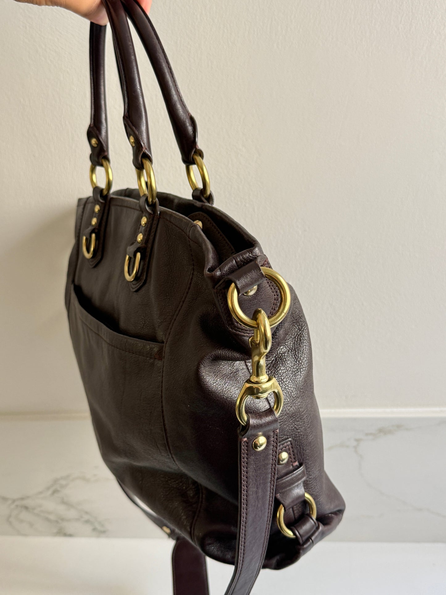 Super Rare Coach Ashley Leather Tote Bag