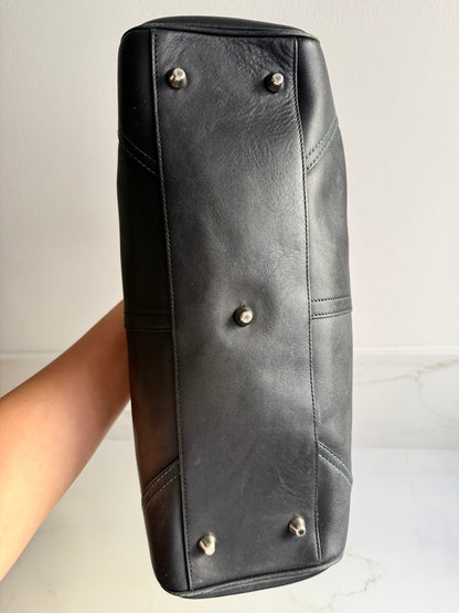 Super Rare Coach Hampton Leather Shoulder Bag, Large