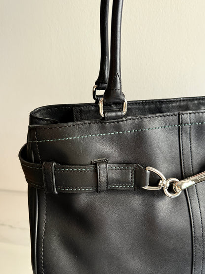 Super Rare Coach Hampton Leather Shoulder Bag, Large
