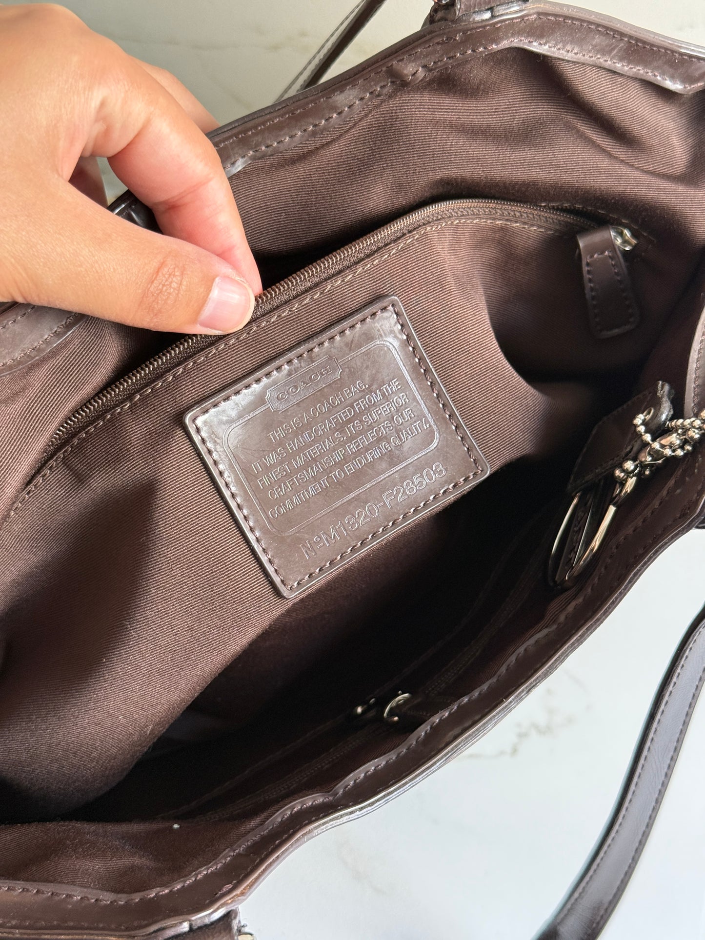 Coach Devin Signature Tote Shoulder Bag