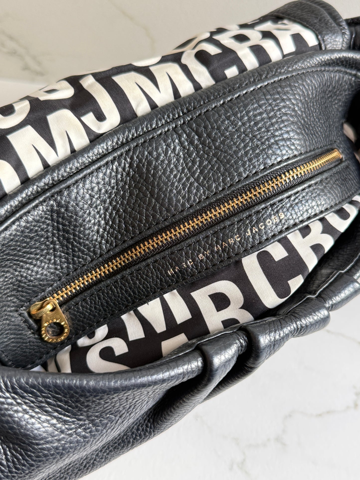 Marc by Marc Jacobs Black Leather Shoulder Bag