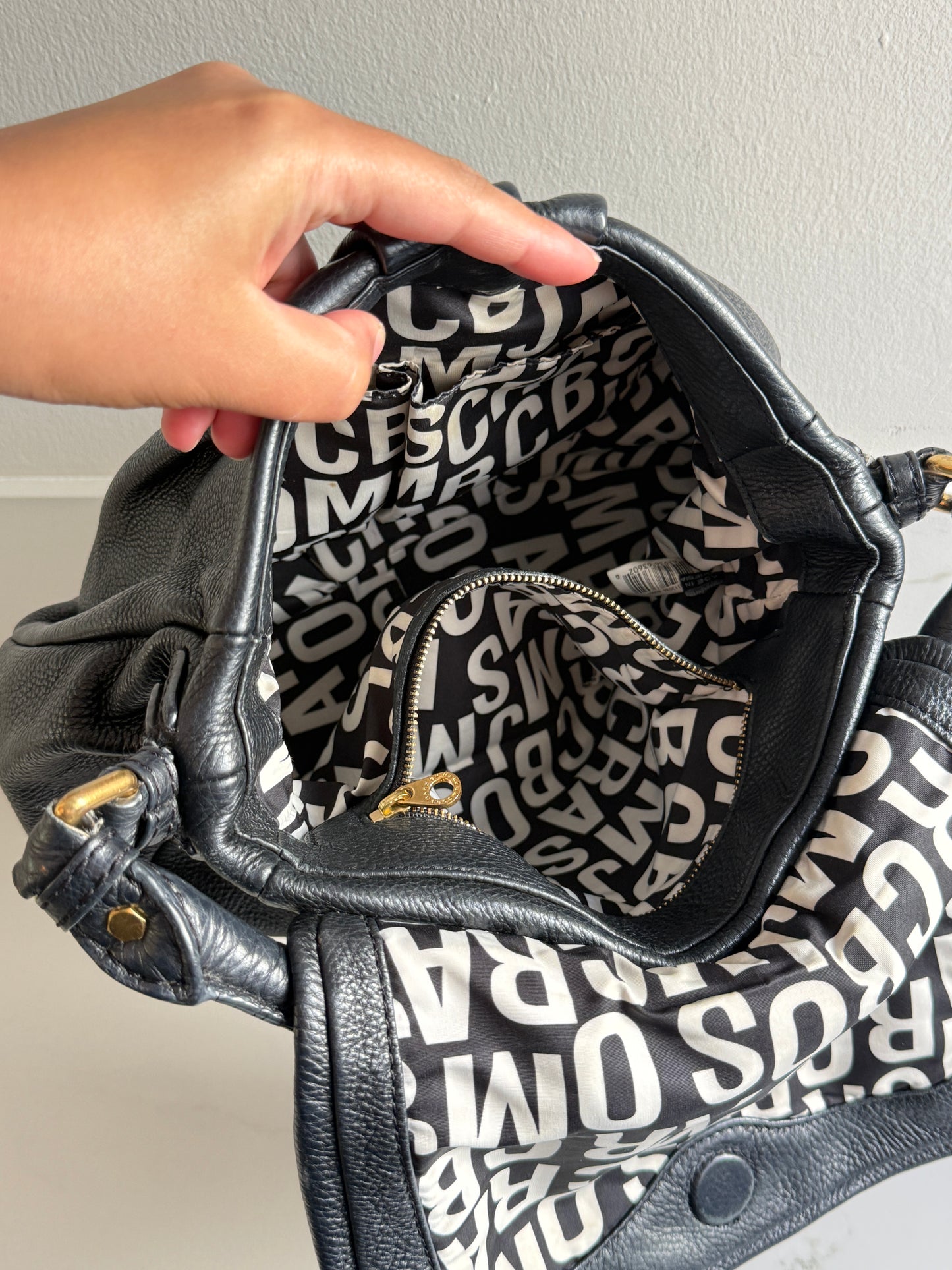 Marc by Marc Jacobs Black Leather Shoulder Bag