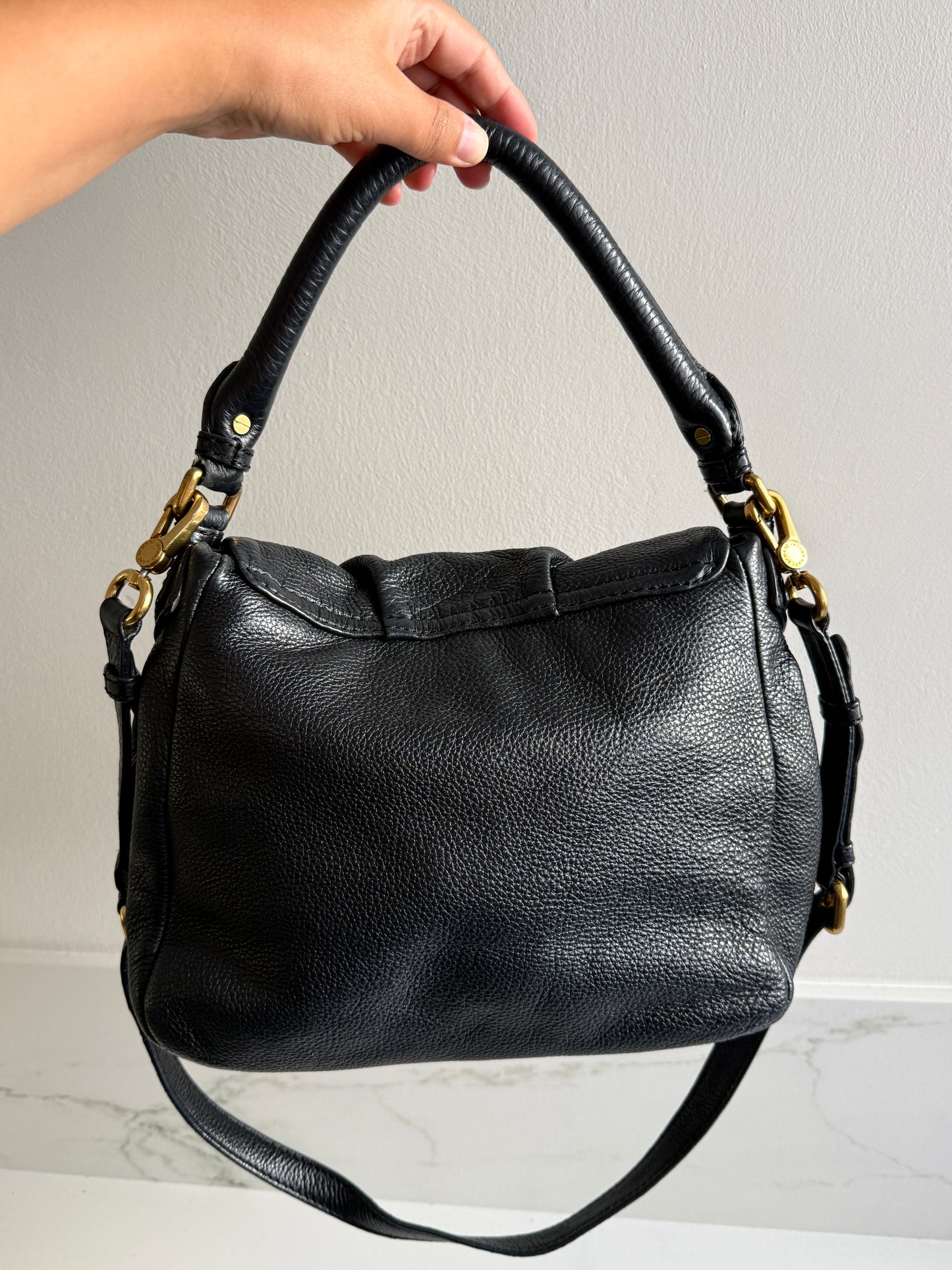 Marc by Marc Jacobs Black Leather Shoulder Bag