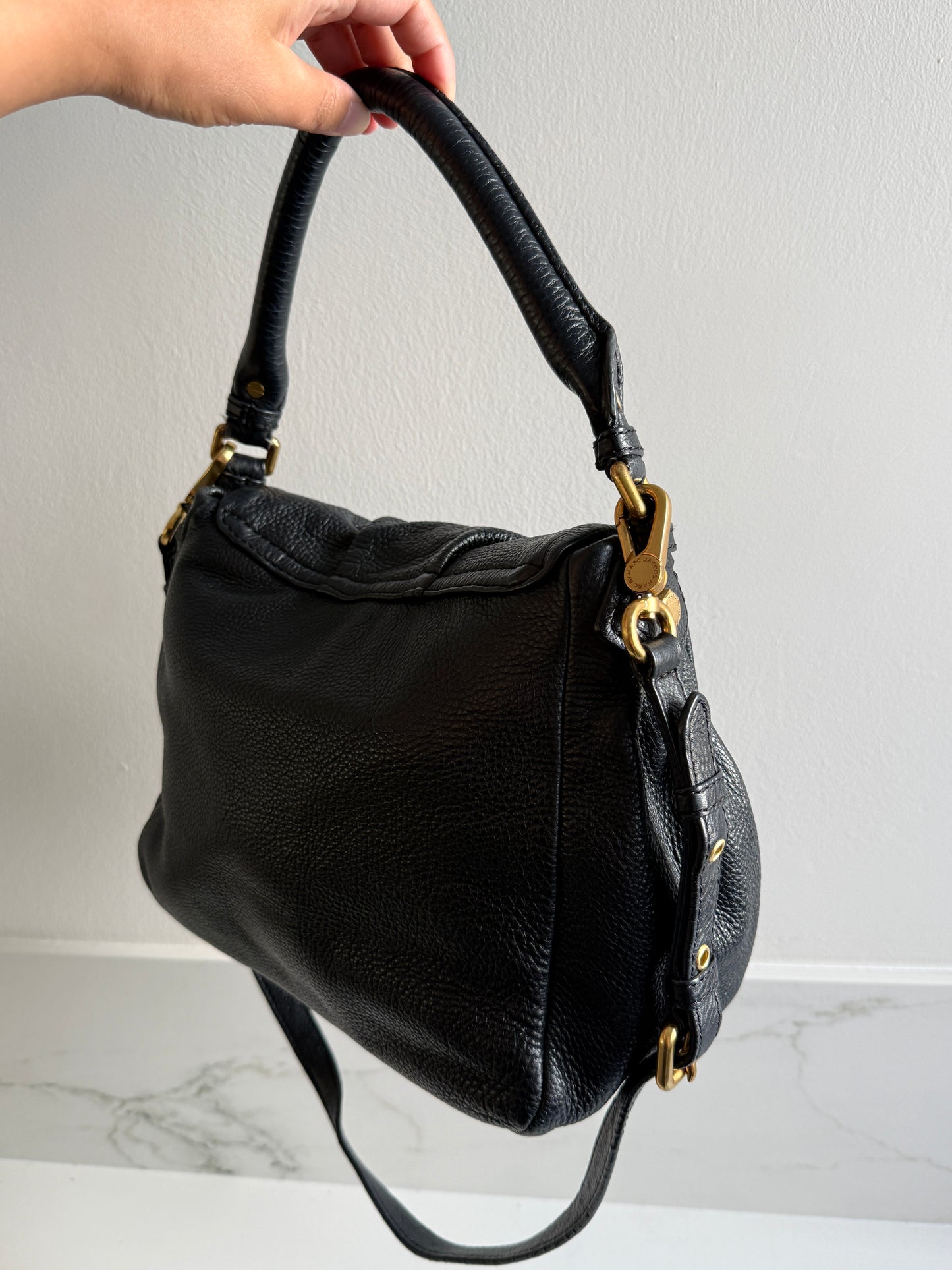 Marc by Marc Jacobs Black Leather Shoulder Bag