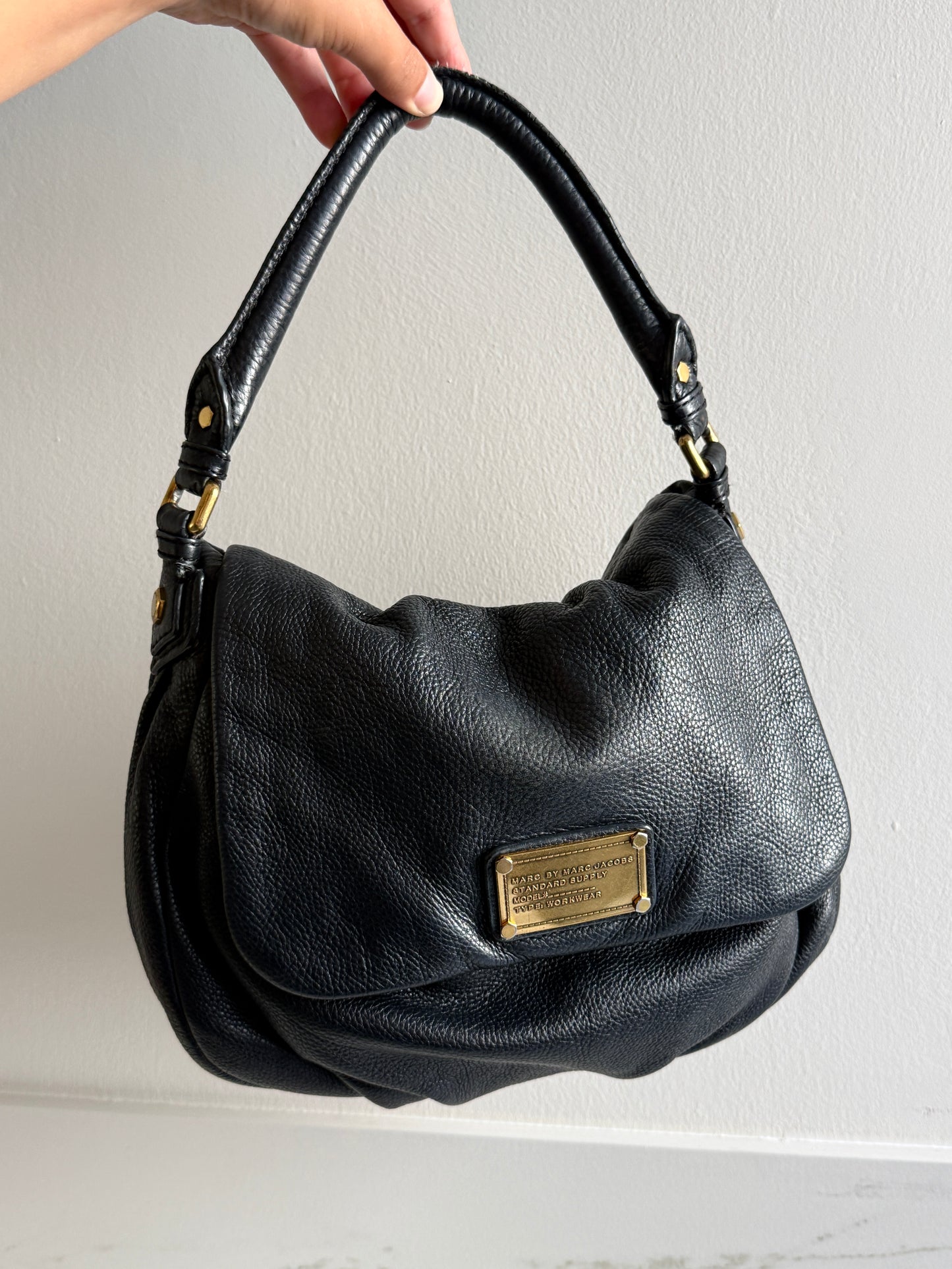 Marc by Marc Jacobs Black Leather Shoulder Bag