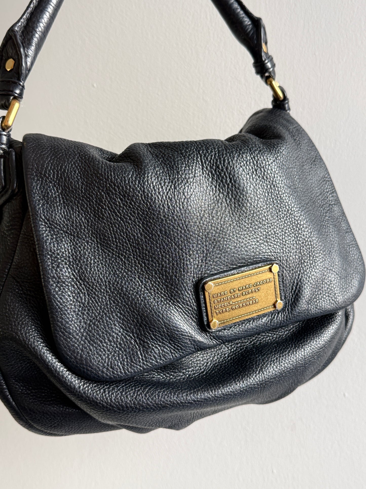 Marc by Marc Jacobs Black Leather Shoulder Bag