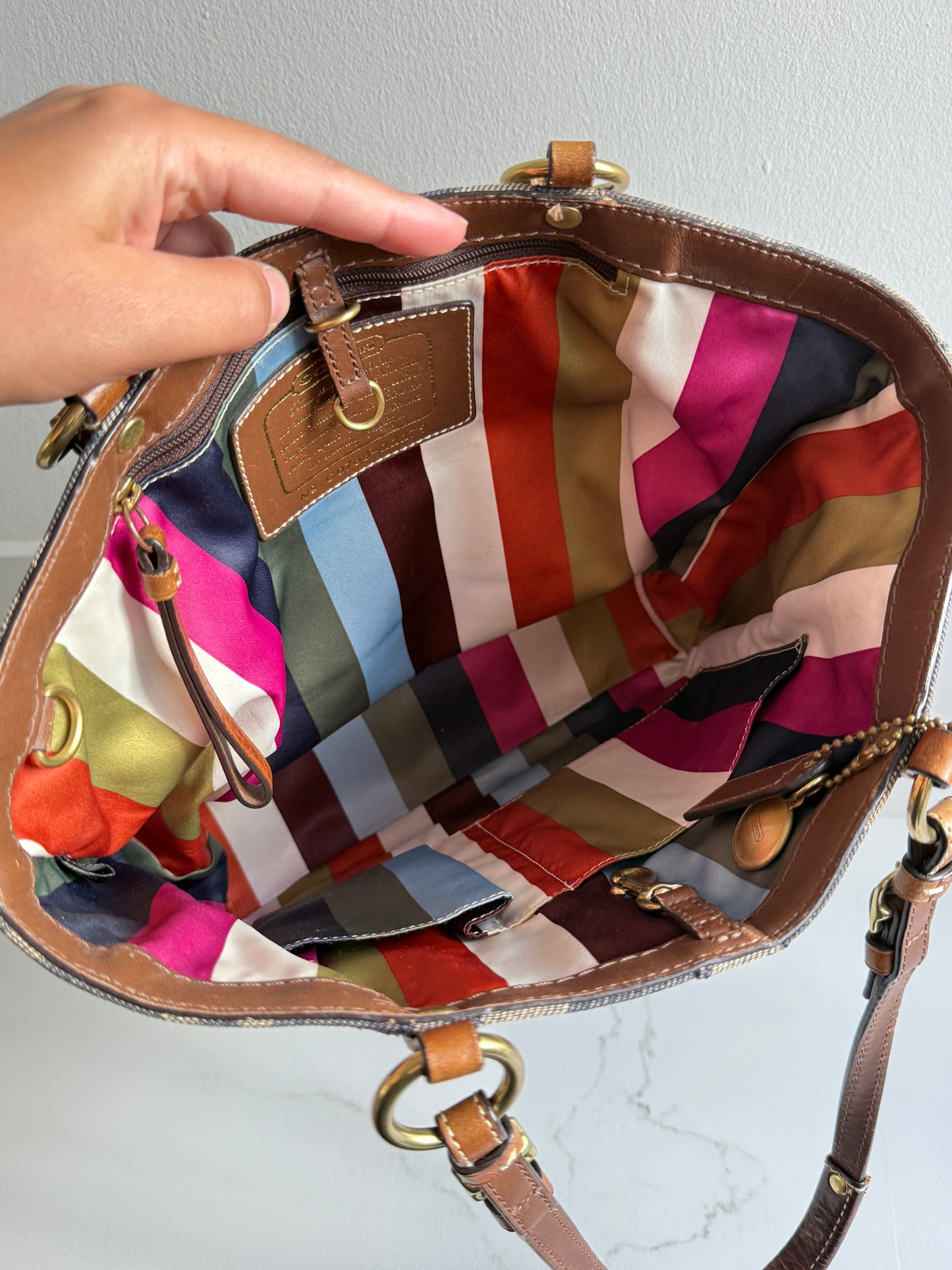 Coach Legacy Denim Shoulder Bag