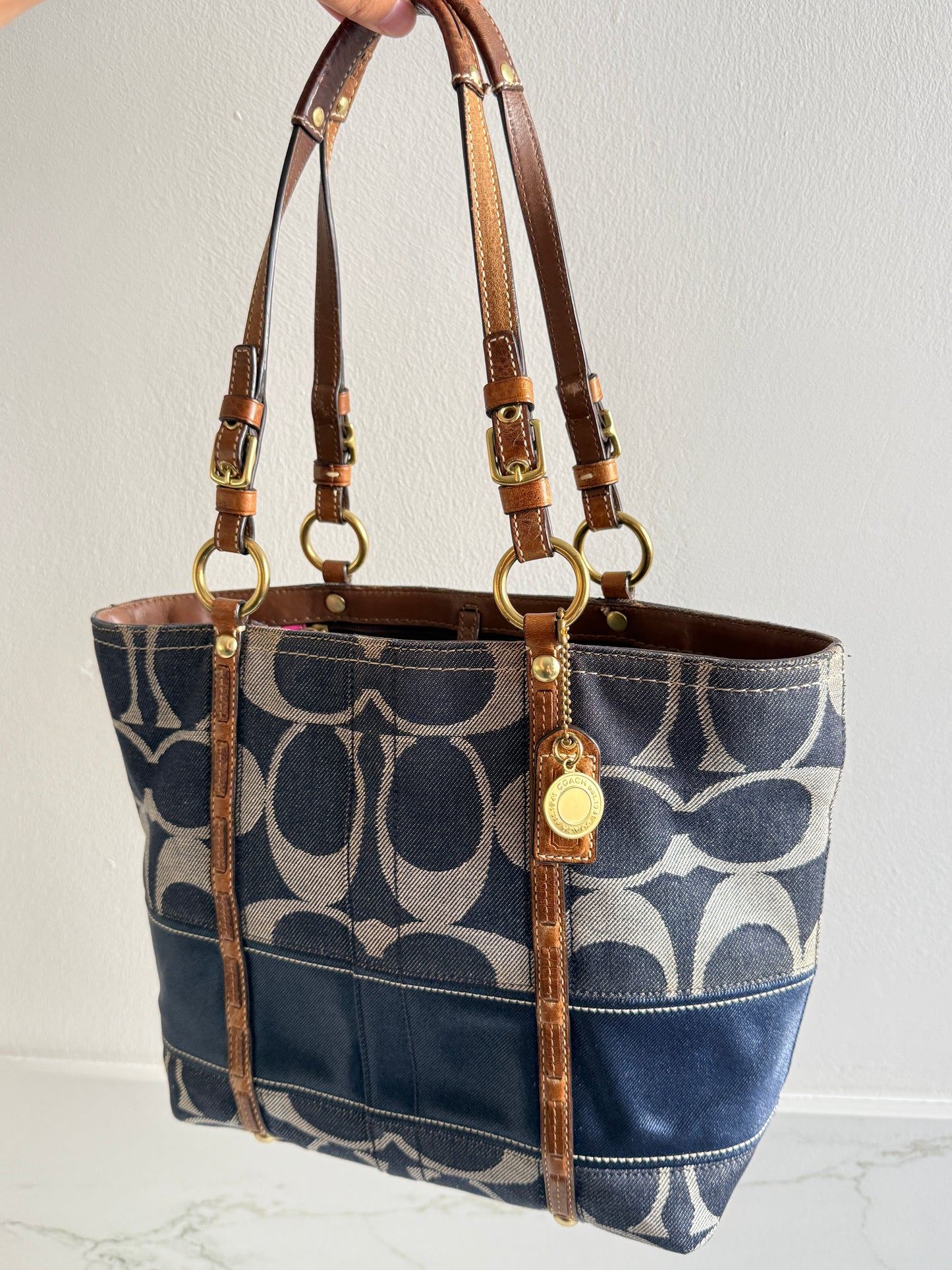 Coach Legacy Denim Shoulder Bag