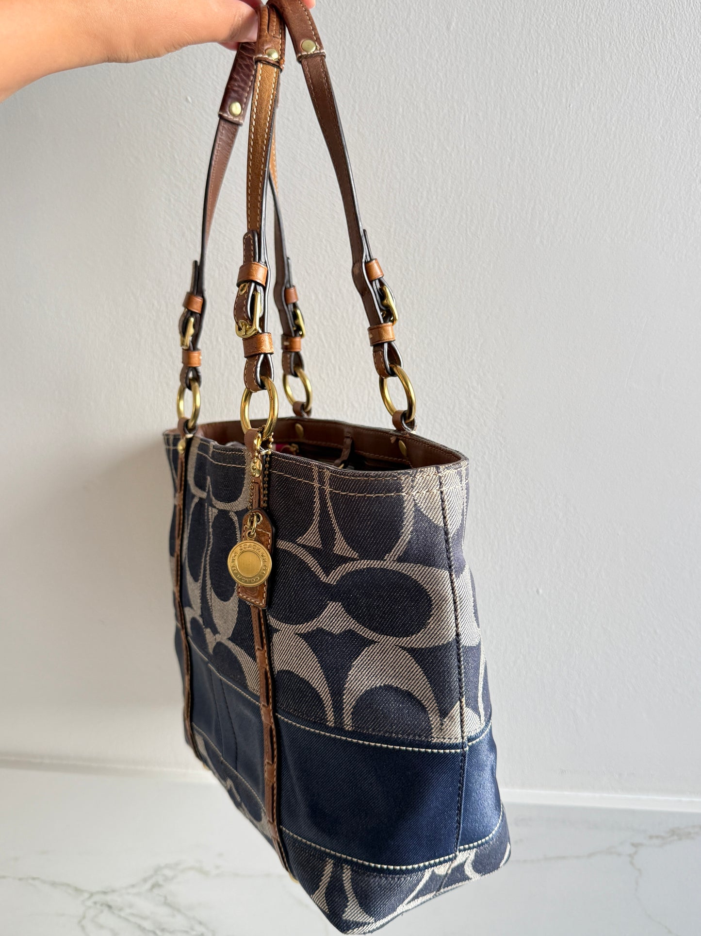 Coach Legacy Denim Shoulder Bag