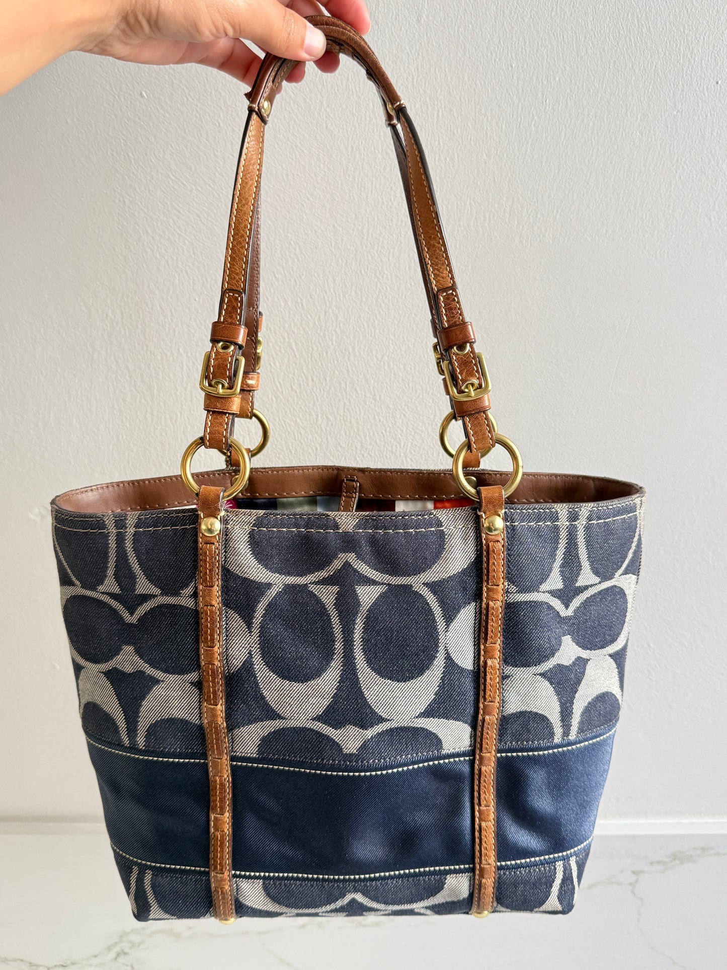 Coach Legacy Denim Shoulder Bag