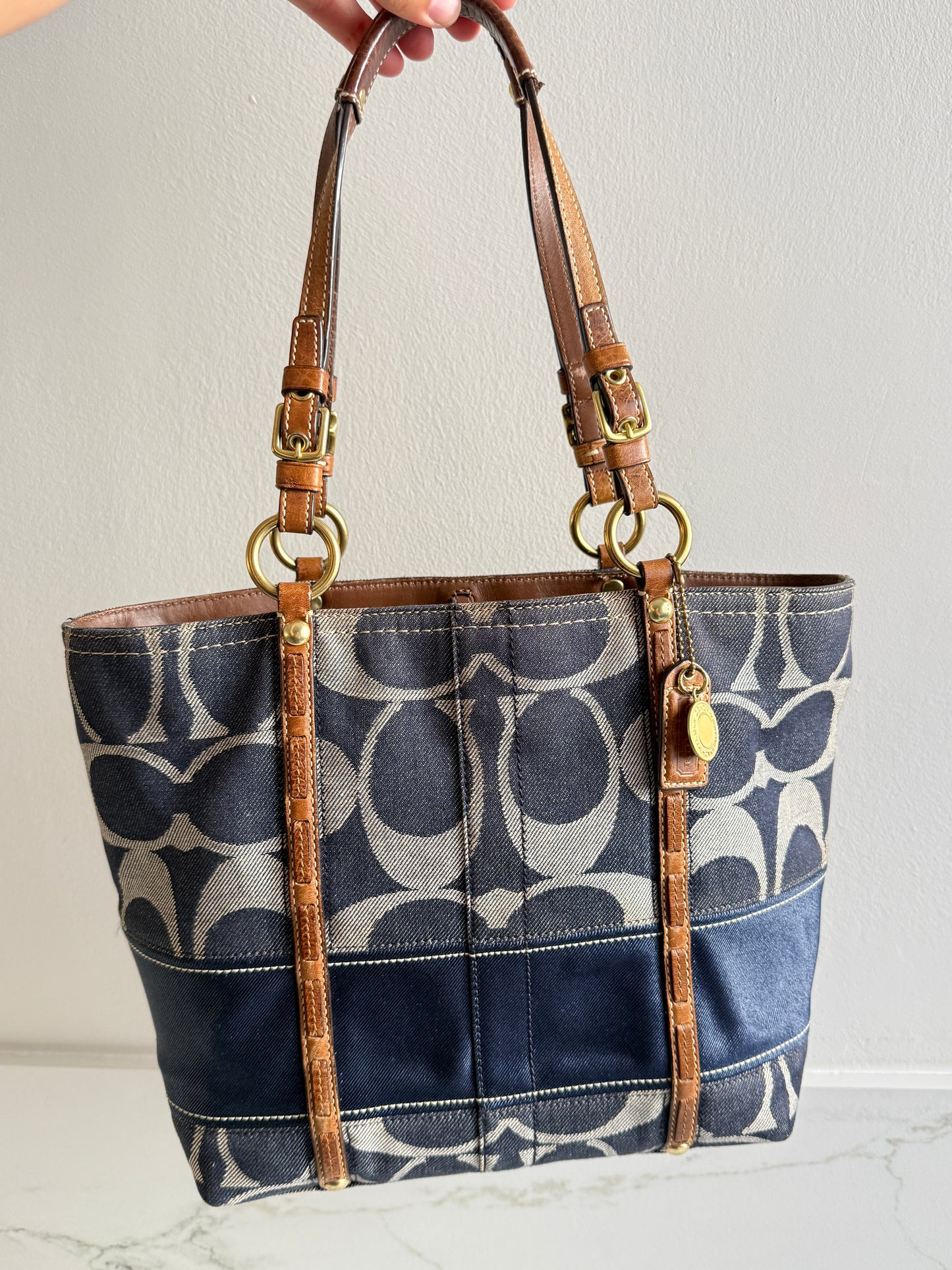 Coach Legacy Denim Shoulder Bag