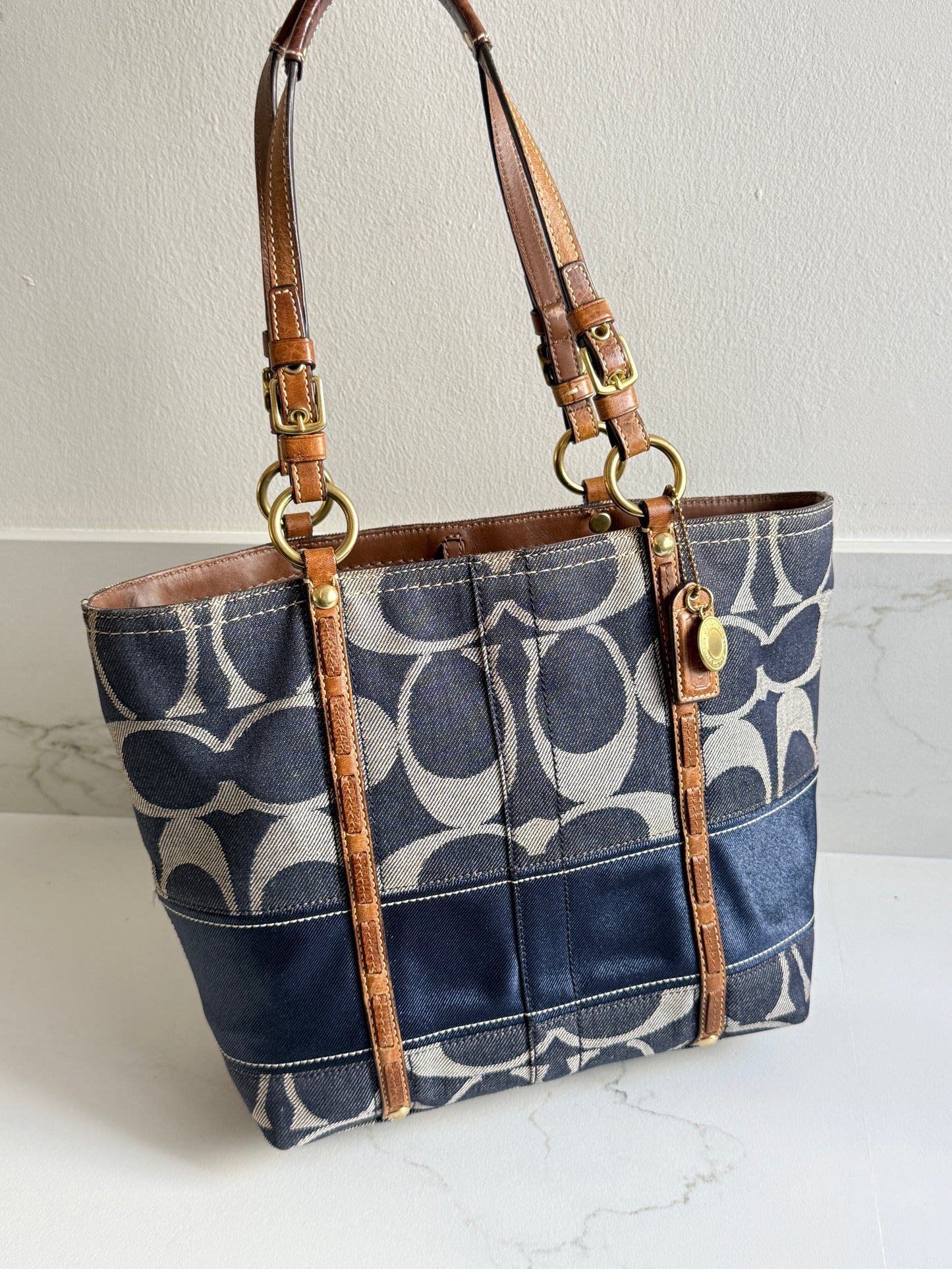 Coach Legacy Denim Shoulder Bag