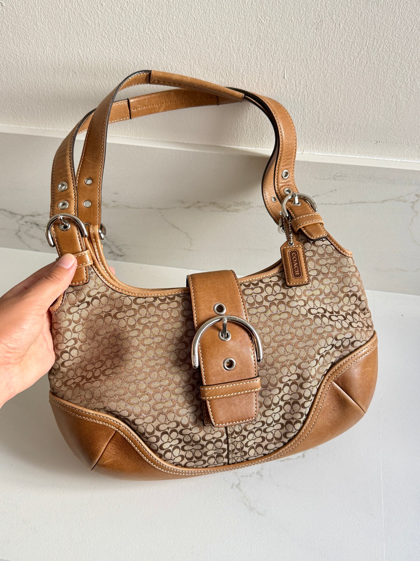 Super Rare Coach Soho Signature Shoulder Bag