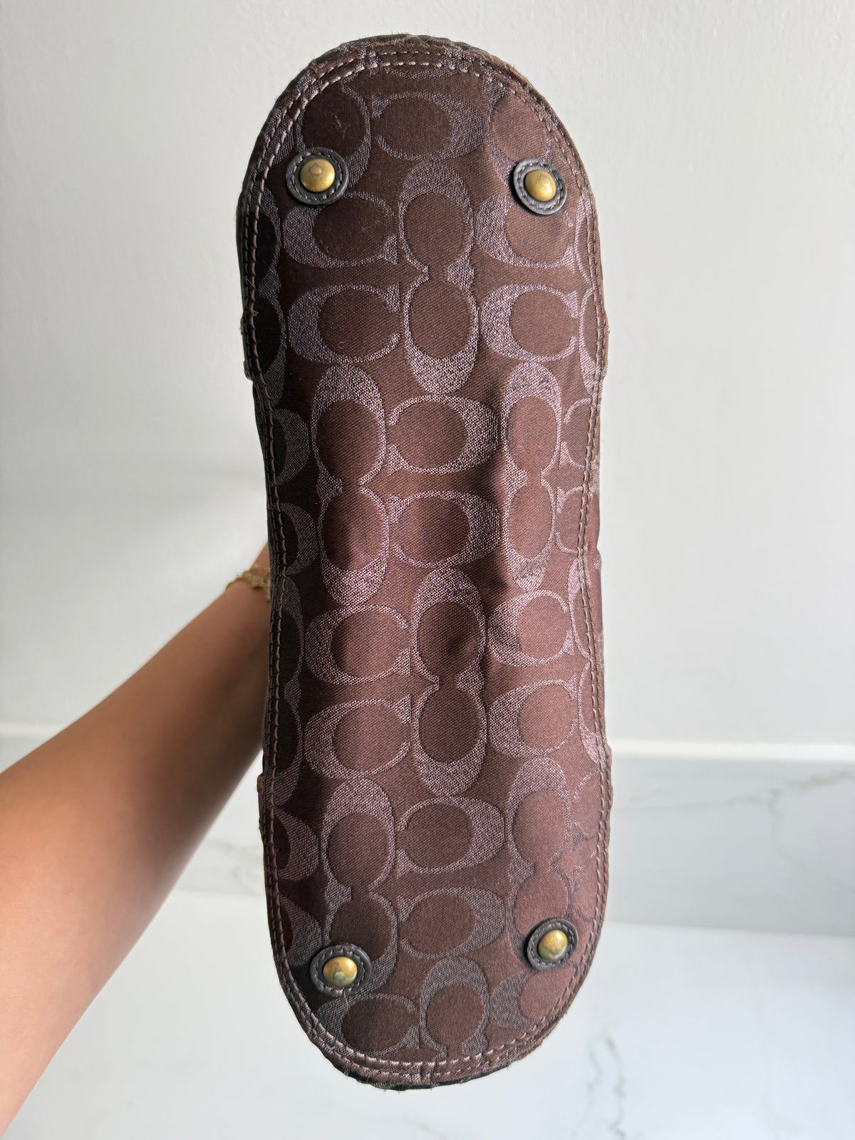 Super Rare Coach Signature Jacquard Tote Bag
