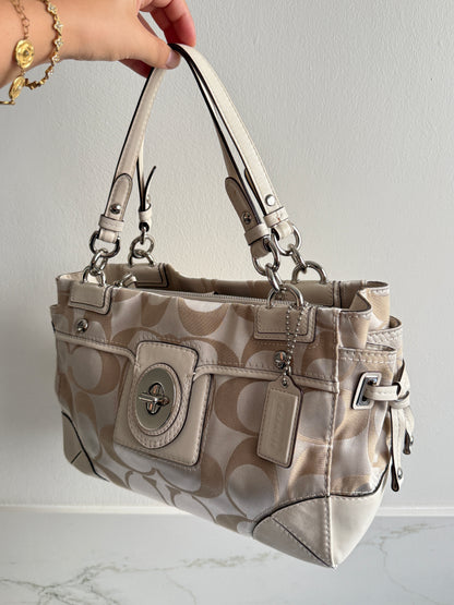 Super Rare Coach Op Art Peyton Shoulder Bag