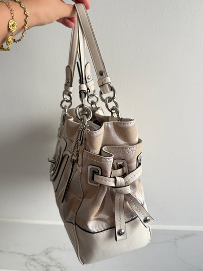 Super Rare Coach Op Art Peyton Shoulder Bag