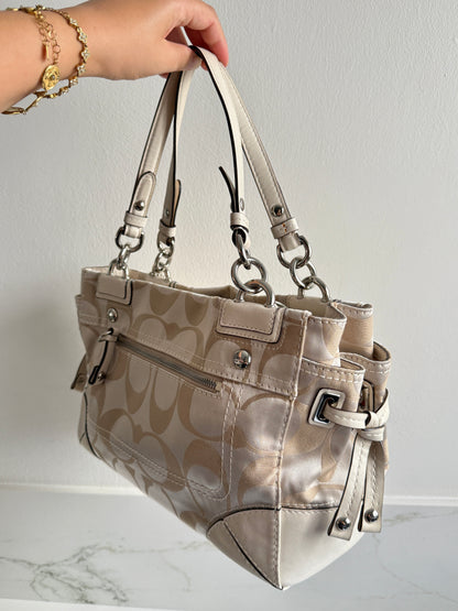 Super Rare Coach Op Art Peyton Shoulder Bag