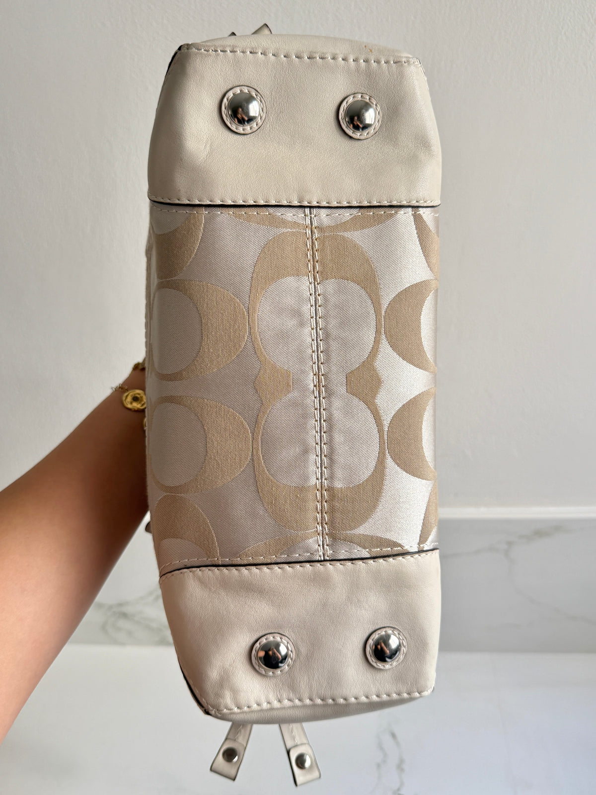 Super Rare Coach Op Art Peyton Shoulder Bag