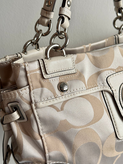 Super Rare Coach Op Art Peyton Shoulder Bag