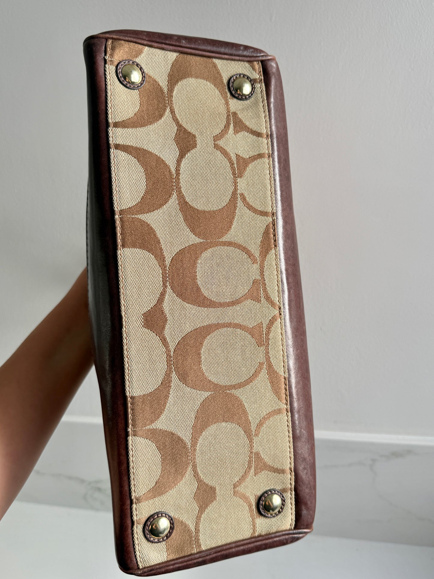 Coach Hampton Madeline Signature Shoulder Bag