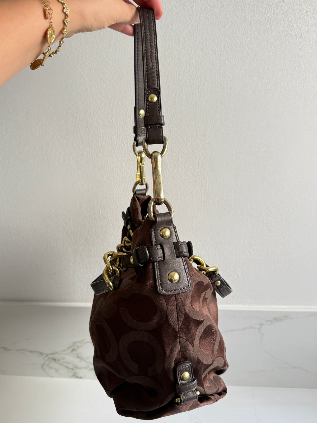 Super Rare Coach Brooke Op Art Shoulder Bag