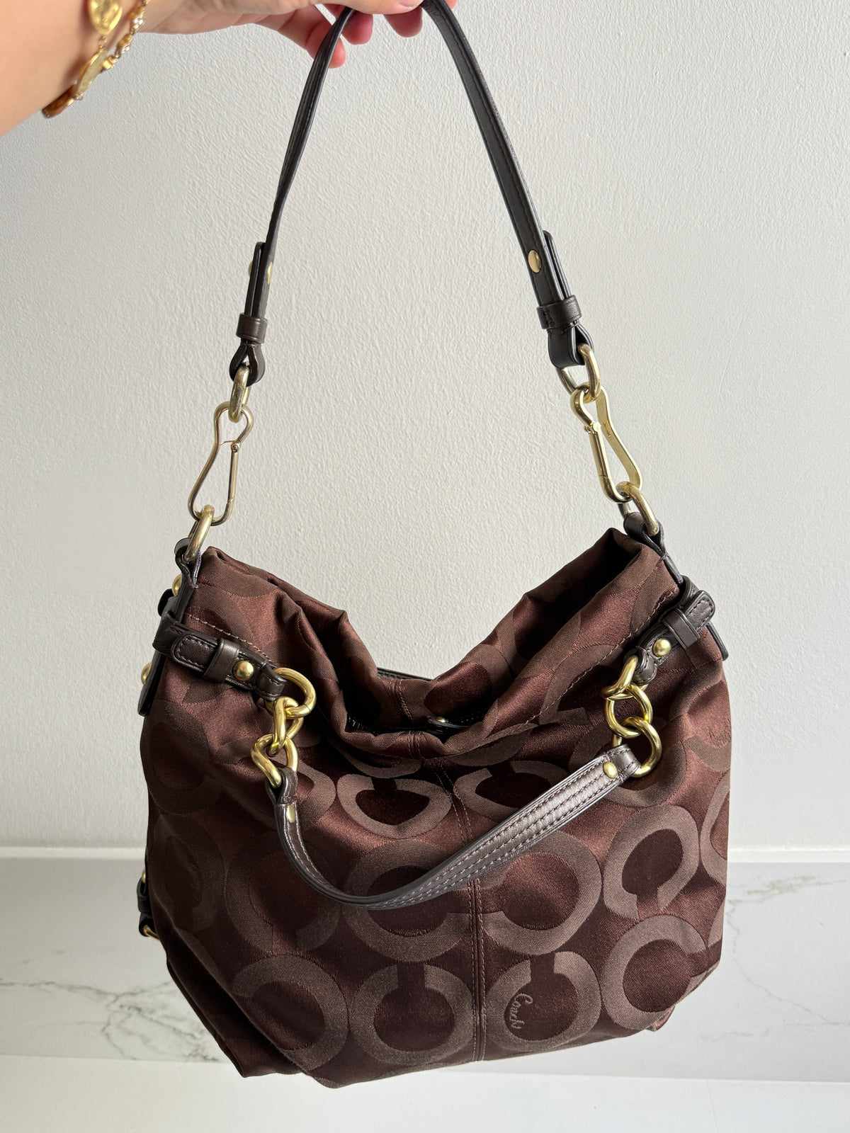 Super Rare Coach Brooke Op Art Shoulder Bag