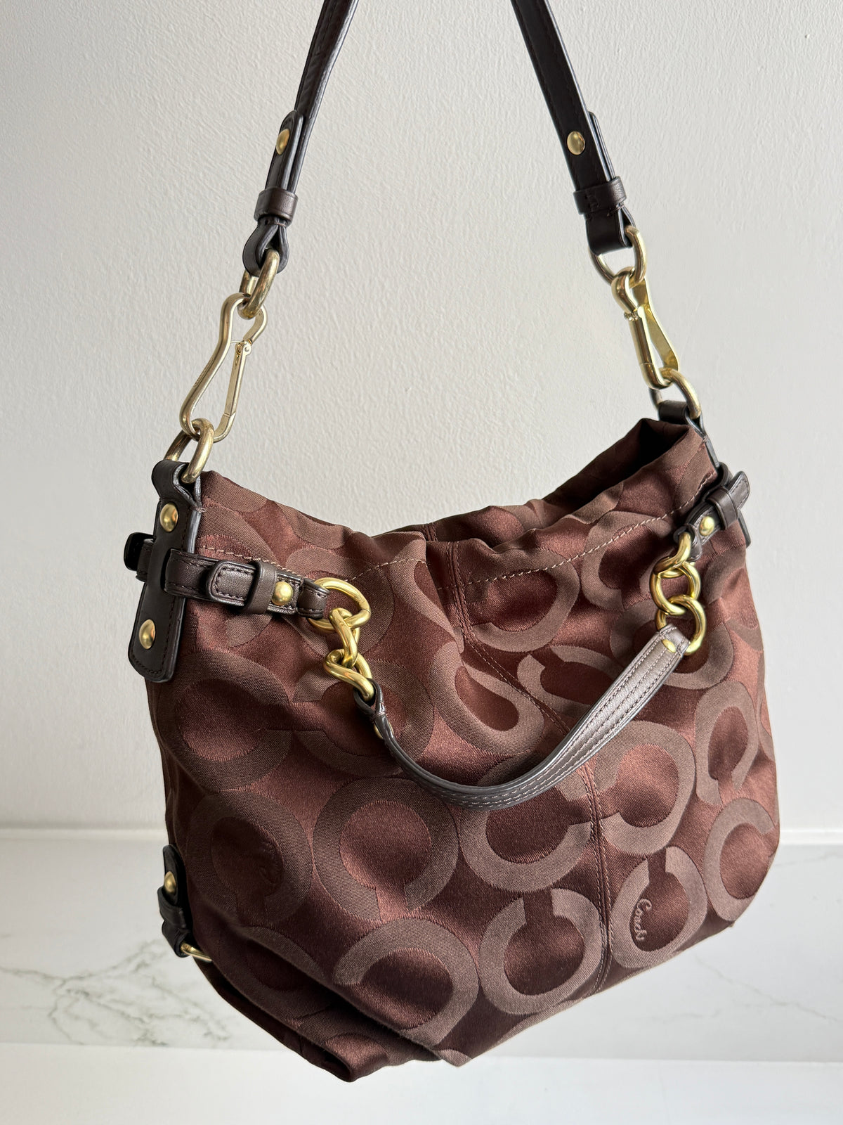 Super Rare Coach Brooke Op Art Shoulder Bag