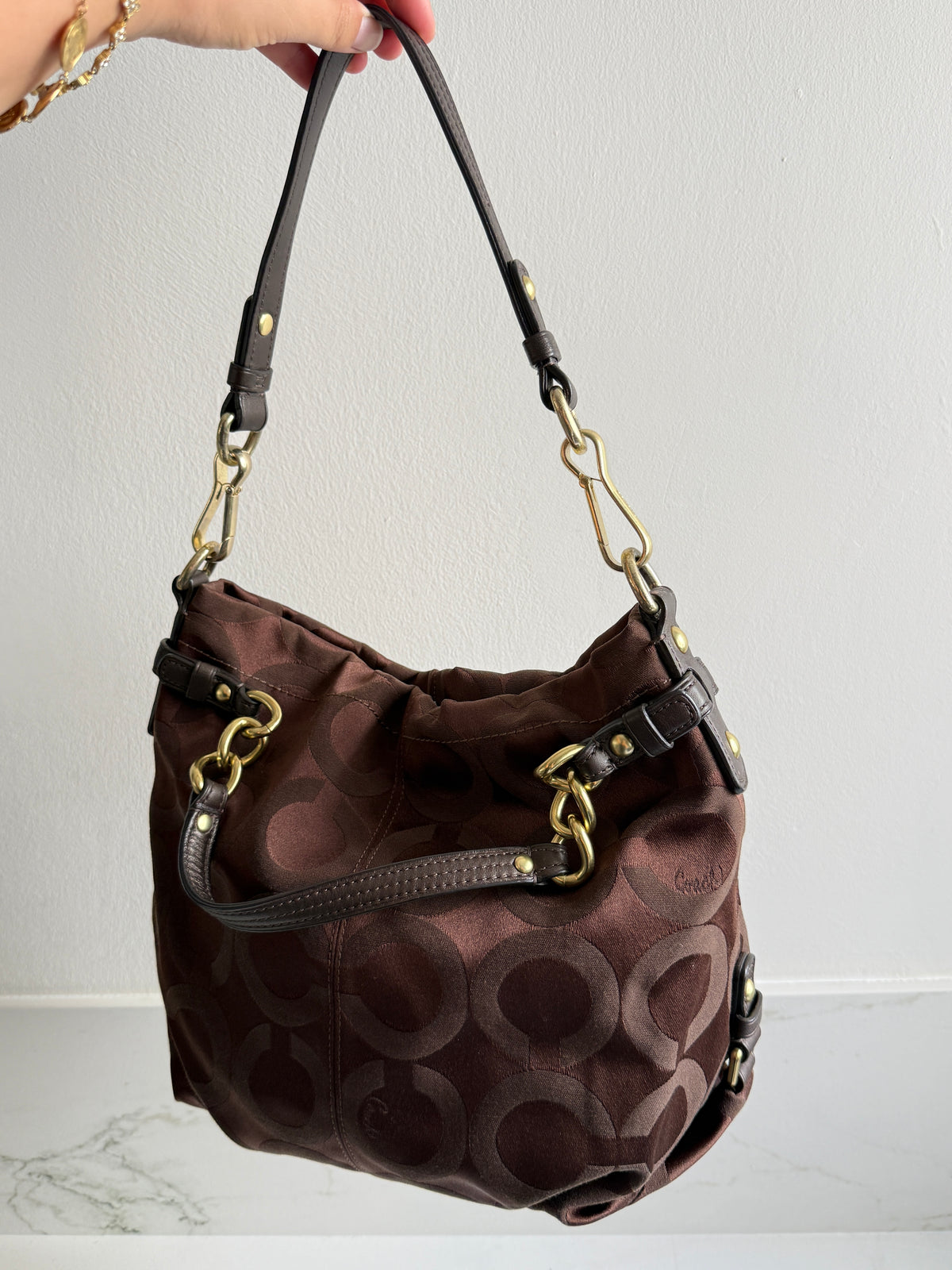 Super Rare Coach Brooke Op Art Shoulder Bag