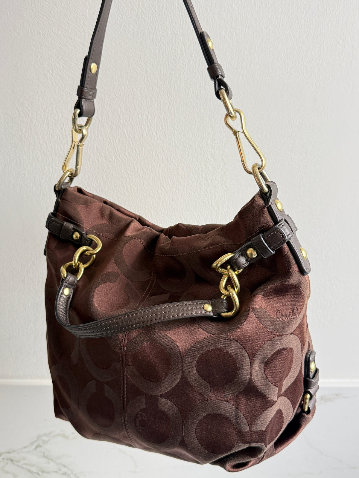 Super Rare Coach Brooke Op Art Shoulder Bag