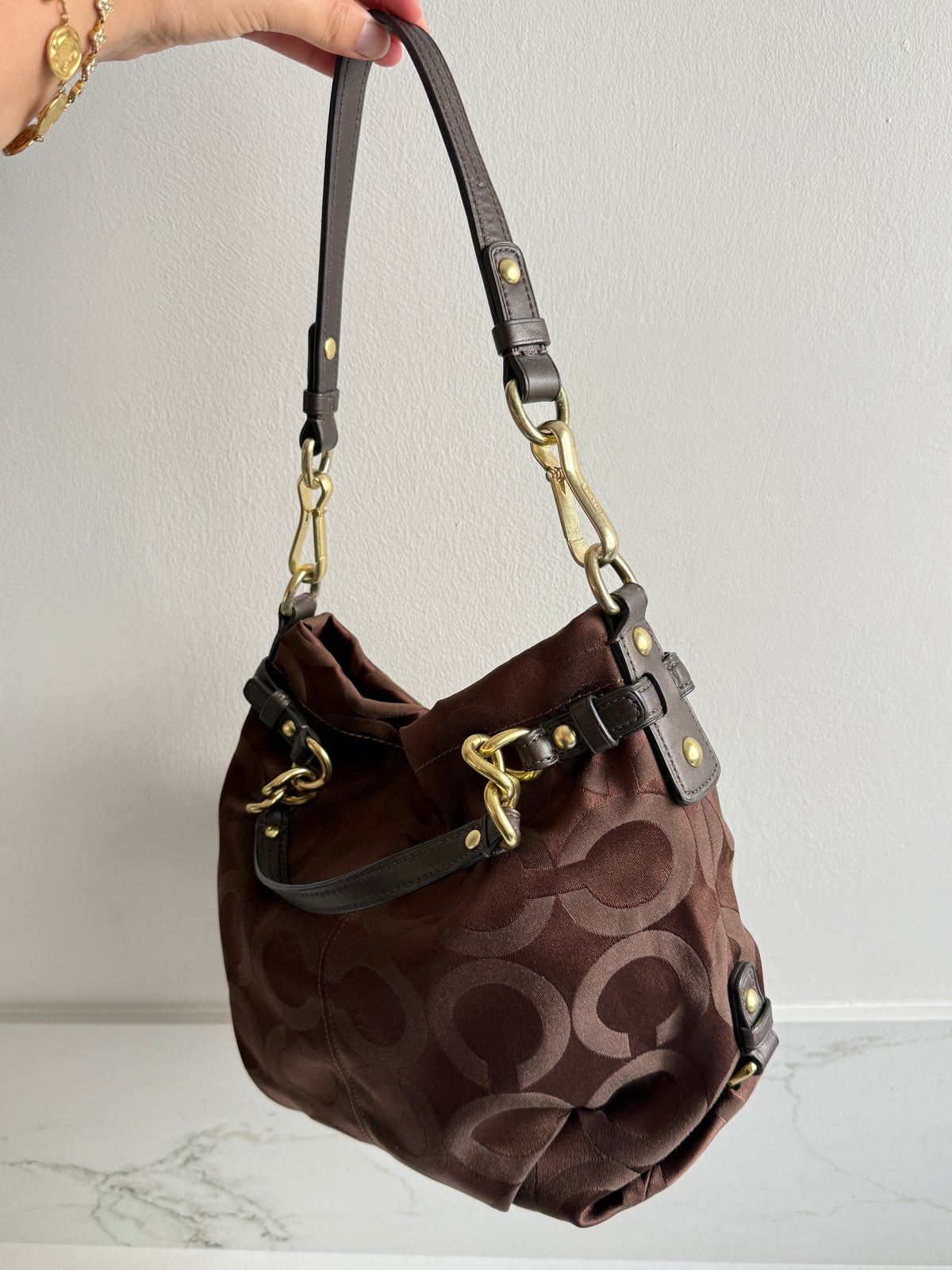 Super Rare Coach Brooke Op Art Shoulder Bag