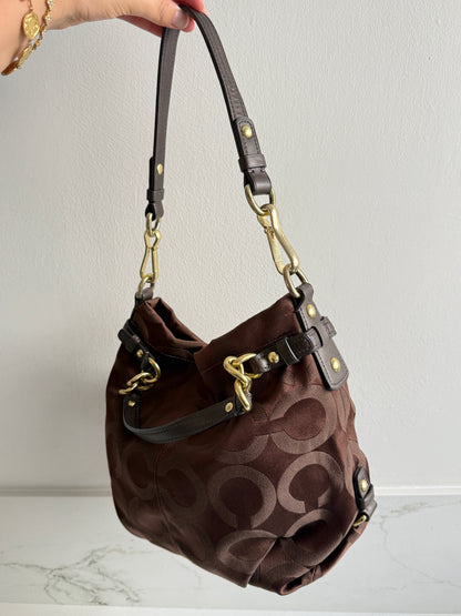 Super Rare Coach Brooke Op Art Shoulder Bag