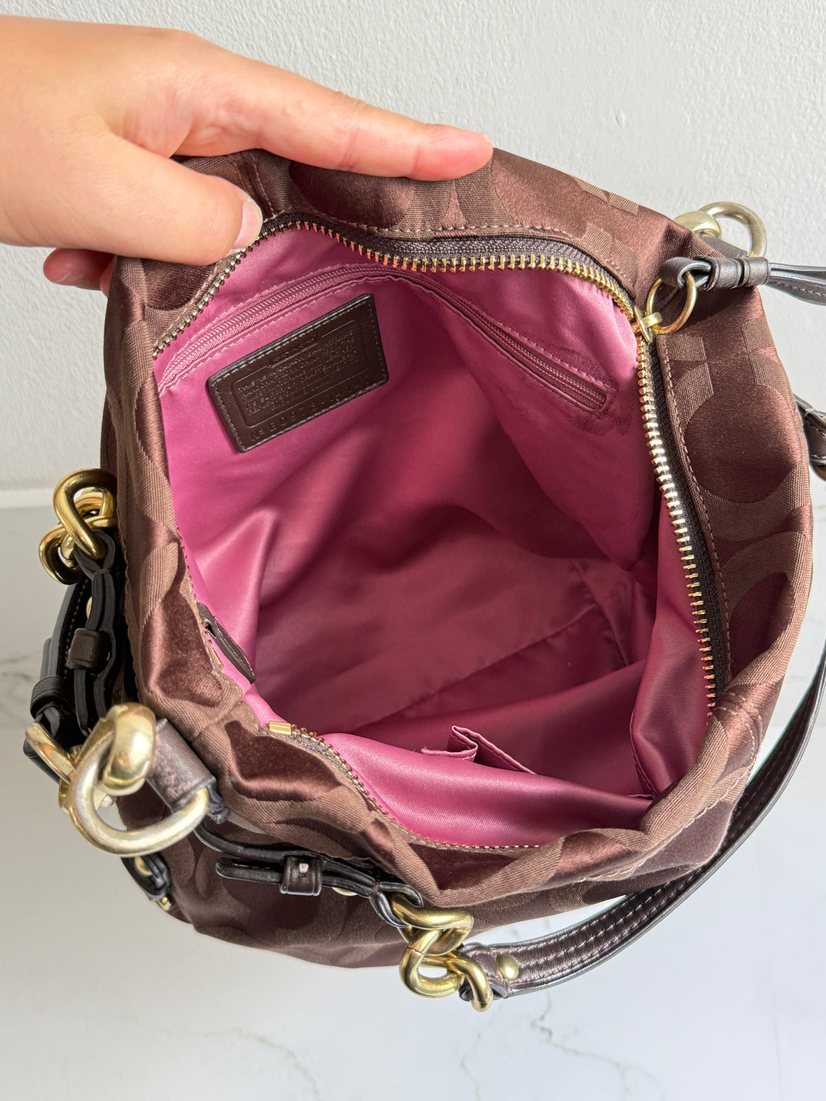 Super Rare Coach Brooke Op Art Shoulder Bag