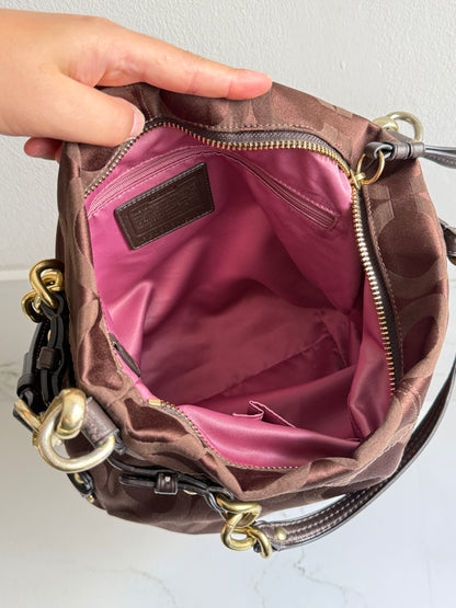 Super Rare Coach Brooke Op Art Shoulder Bag