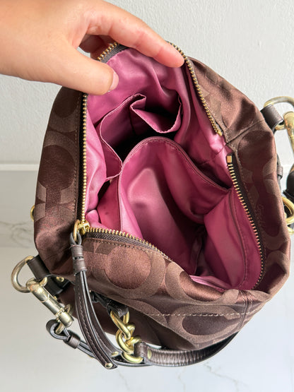 Super Rare Coach Brooke Op Art Shoulder Bag