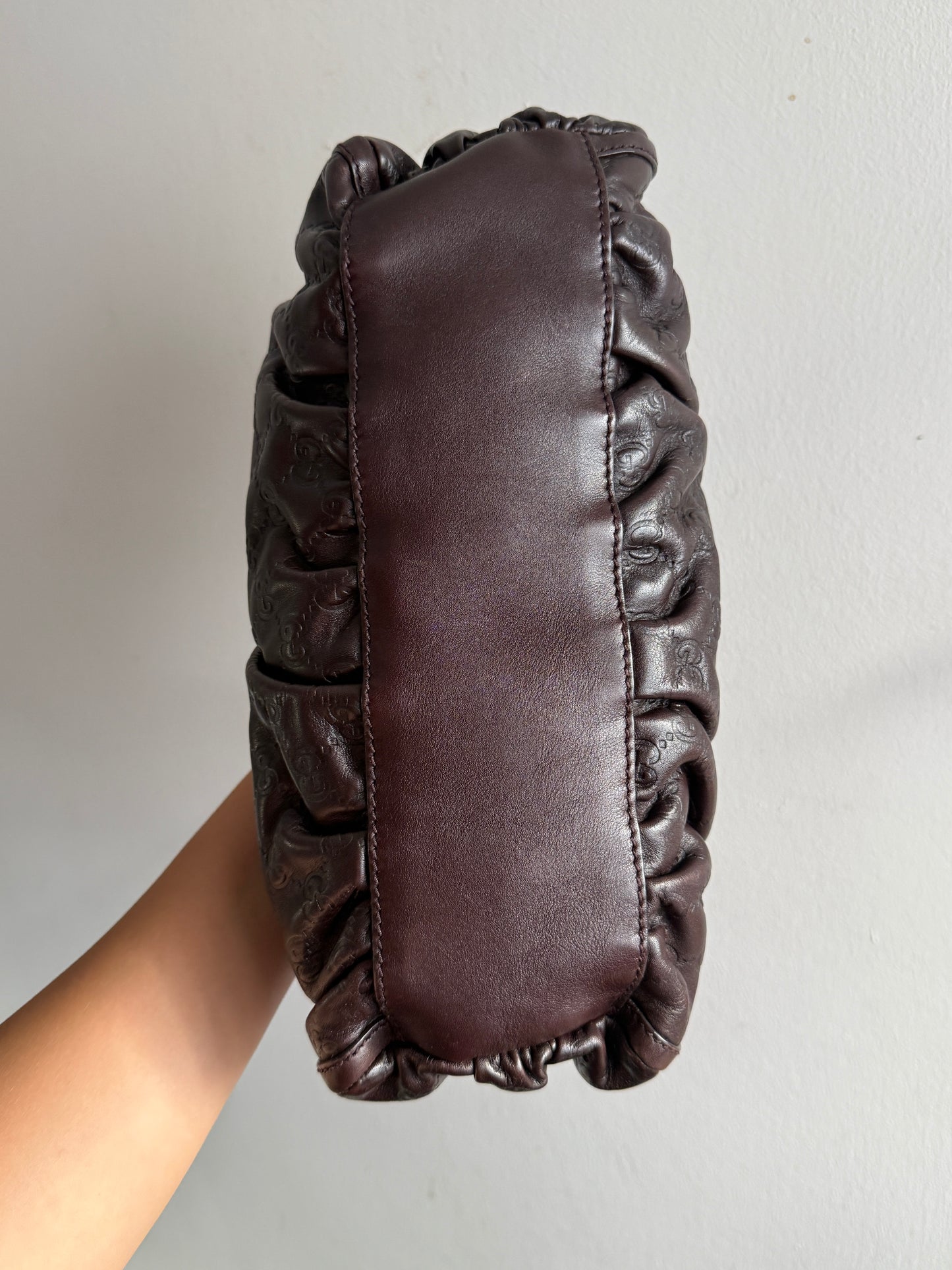Super Rare Gucci Abbey D Ring Leather Shoulder Bag