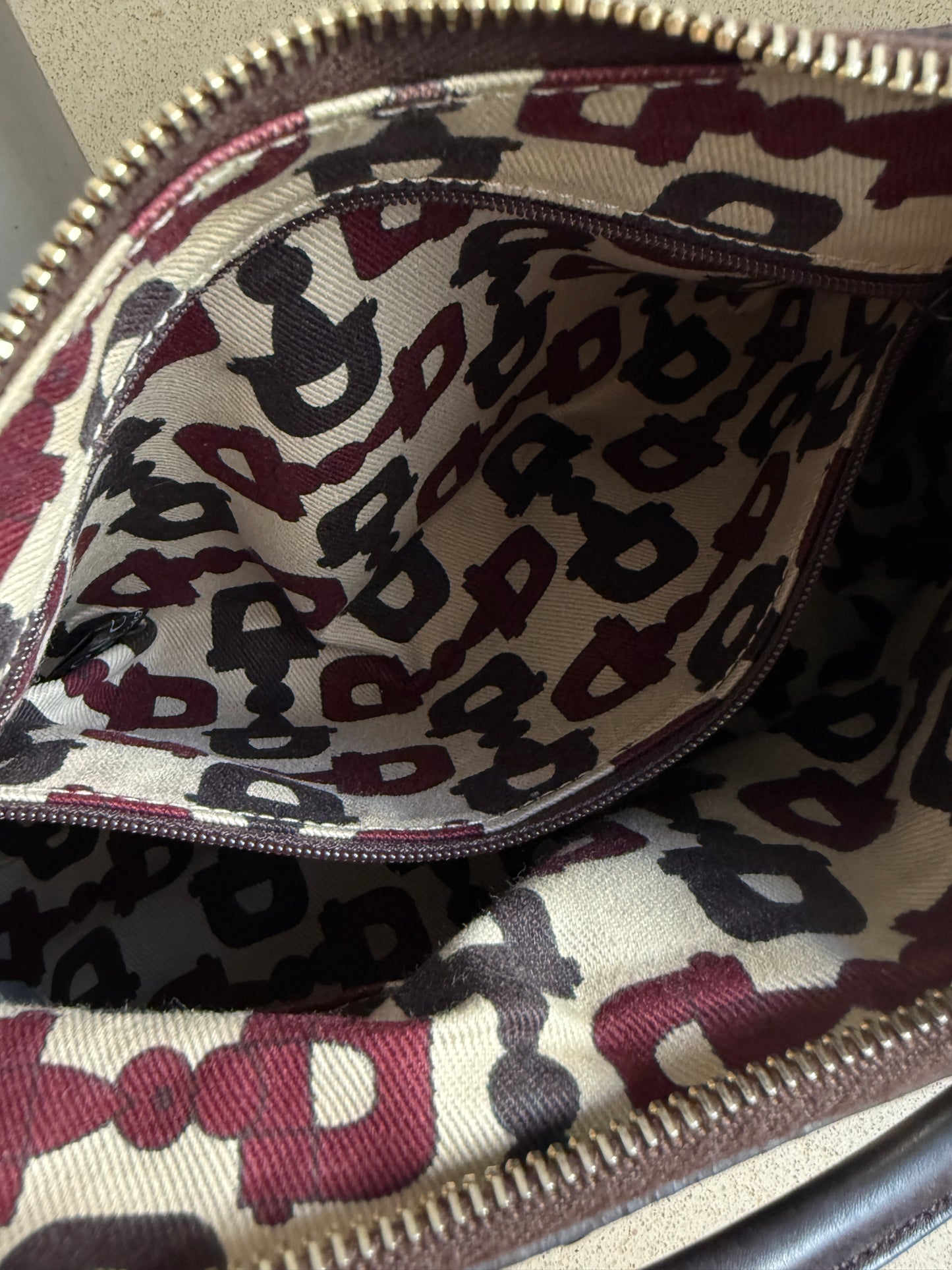 Super Rare Gucci Abbey D Ring Leather Shoulder Bag