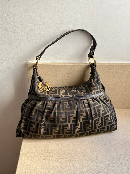 Super Rare Fendi Zucca Chef Shoulder Bag
