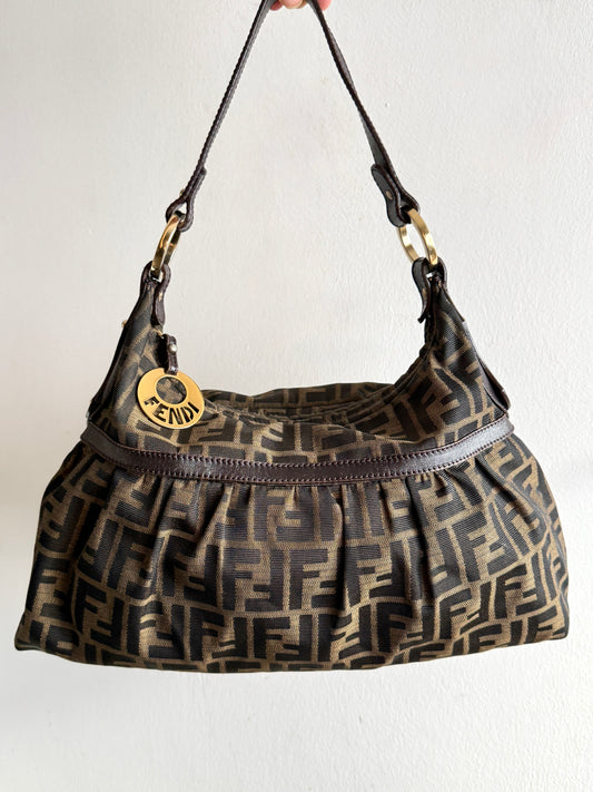 Super Rare Fendi Zucca Chef Shoulder Bag