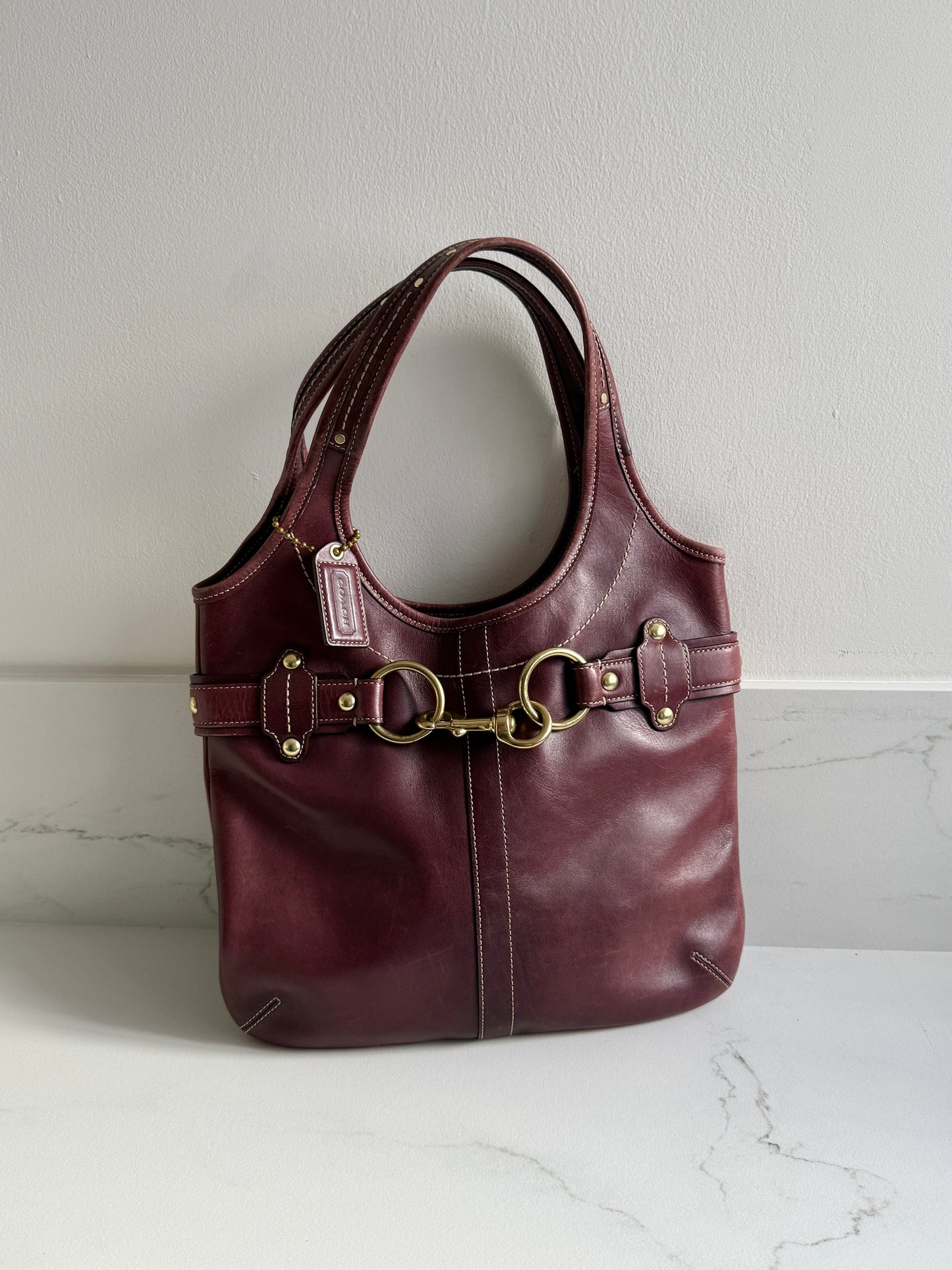 Rare Coach Ergo Leather Shoulder Bag