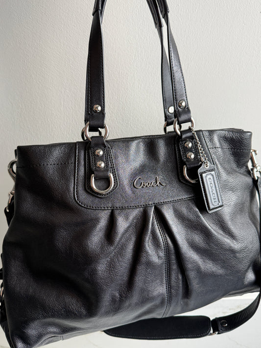 Coach Ashley Leather Carryall Shoulder Bag