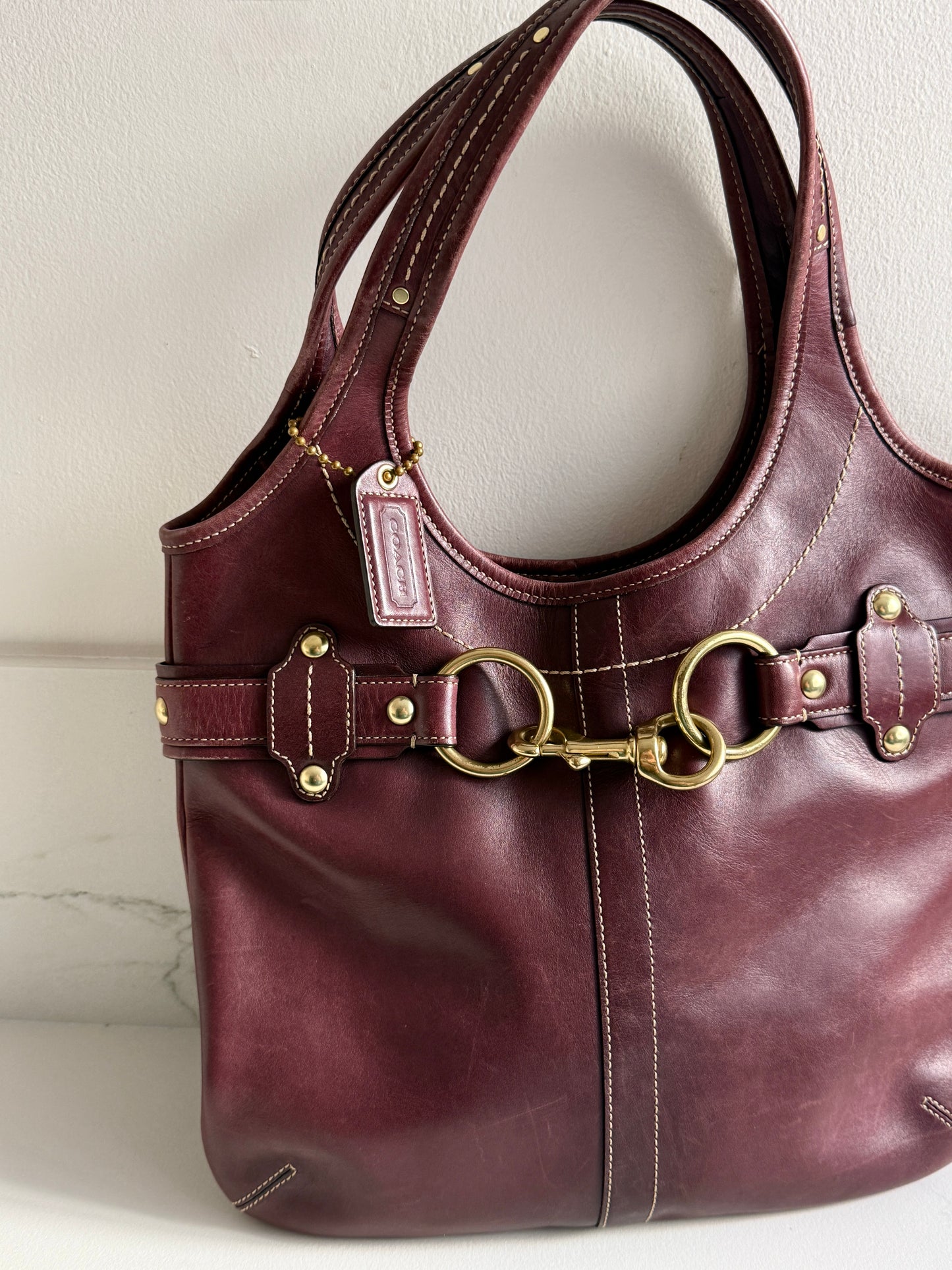 Rare Coach Ergo Leather Shoulder Bag